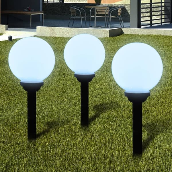 vidaXL Ulkolamput polulle 3 kpl LED 20 cm maapiikillä