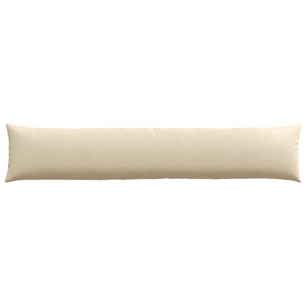 vidaXL Sofapuder 2 pcs Creme 200 x 40 cm Stof