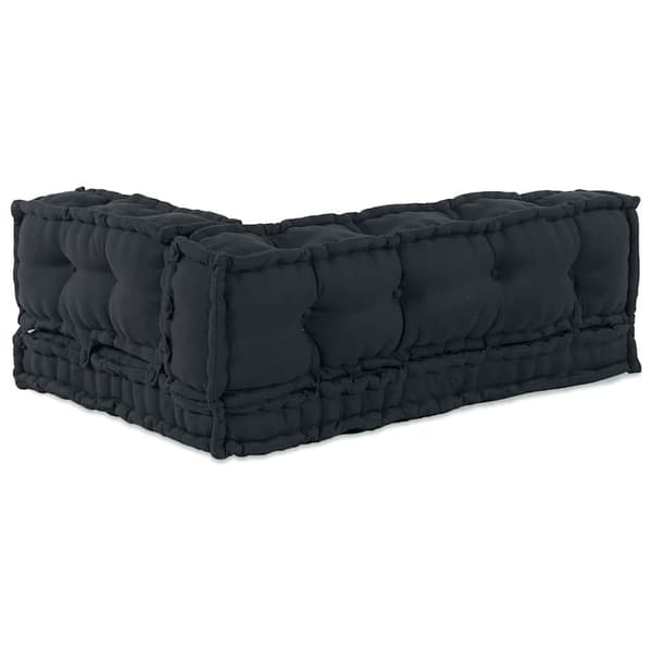vidaXL Modulært patchwork sofa 3 pcs Antracit 120 x 80 x 38 cm Stof