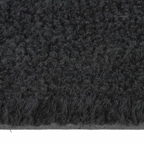 vidaXL dørmåtte 65x100 cm tuftet coir sort