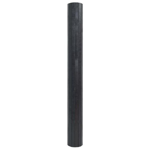 vidaXL gulvtæppe 60x100 cm rektangulær bambus grå