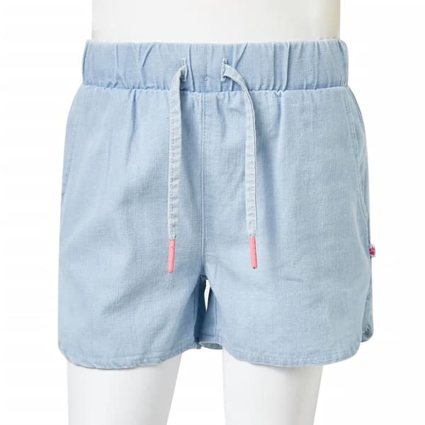 vidaXL Shorts til børn str. 92 denimblå