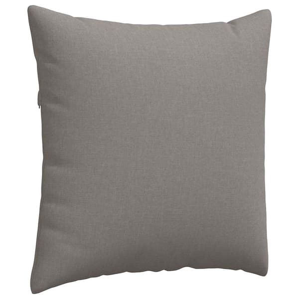 vidaXL Sofapuder 2 pcs Gråbrun 80 x 80 cm Stof