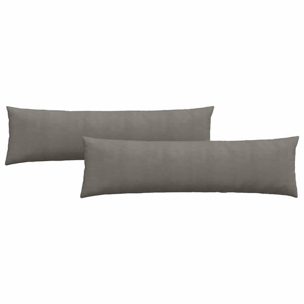 vidaXL Sofapuder 2 pcs Lysegrå 145 x 40 cm Velourstof