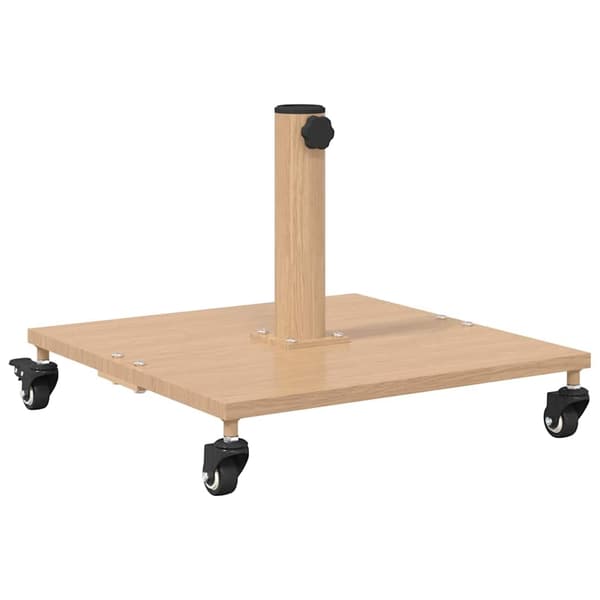 vidaXL Parasolfod Lys Træ 45 x 45 x 31,5 cm