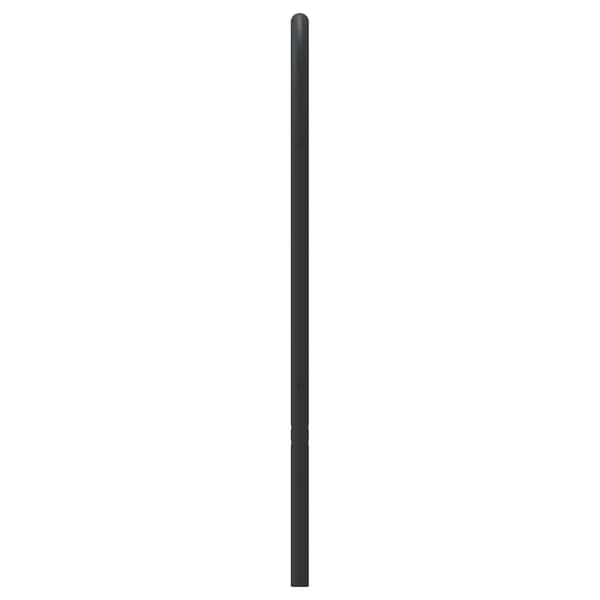 vidaXL udskiftningsgavl 135 cm metal sort