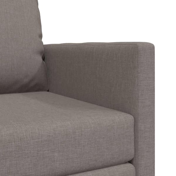 vidaXL Sovesofa 60cm Gråbrun Stof