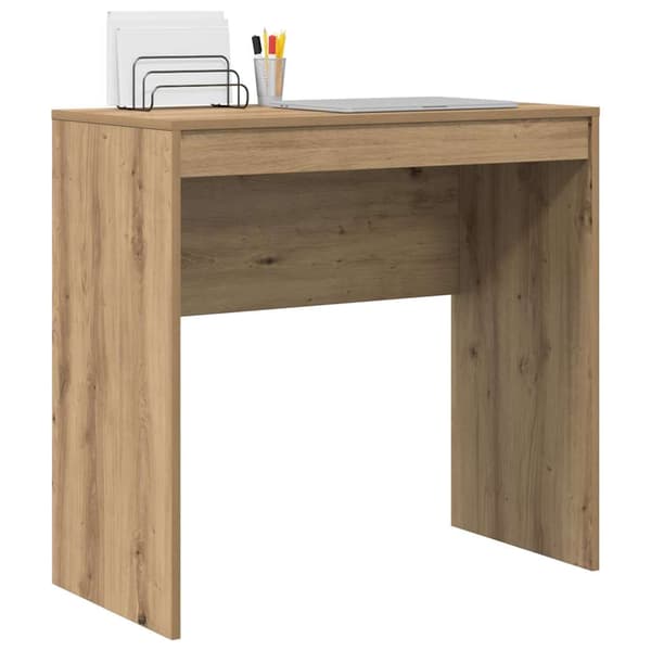 vidaXL Bord Artisan Egetræ 80 x 40 x 76 cm