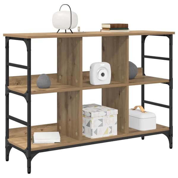 vidaXL Sideboard Artisan Egetræ 102 x 32 x 73,5 cm