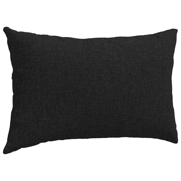 vidaXL Sofapuder 2 pcs Sort 50 x 30 cm Stof