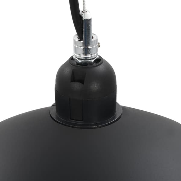vidaXL loftslamper 2 stk. halvkugle 40 cm E27 sort og guldfarvet