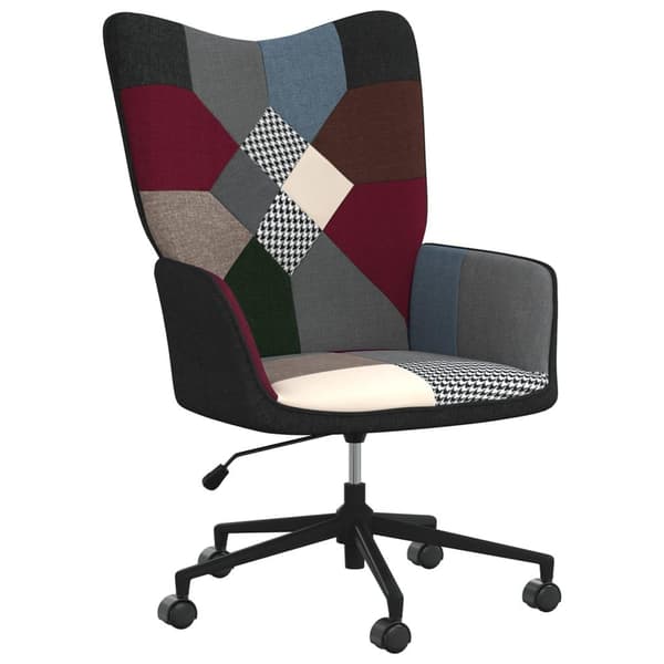 vidaXL lænestol stof patchwork