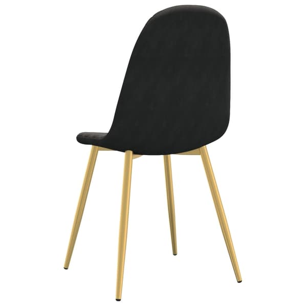 vidaXL spisebordsstole 6 stk. velour sort