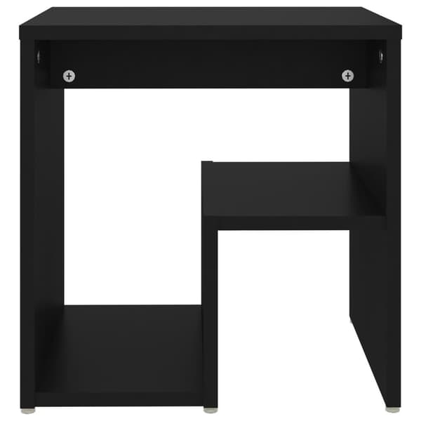 vidaXL sengeskabe 2 stk. 40x30x40 cm spånplade sort