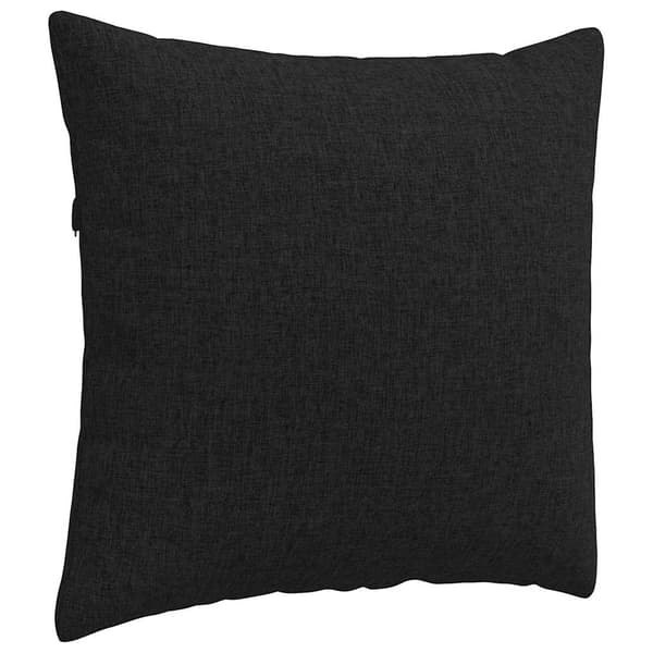 vidaXL Sofapuder 2 pcs Sort 50 x 50 cm Stof