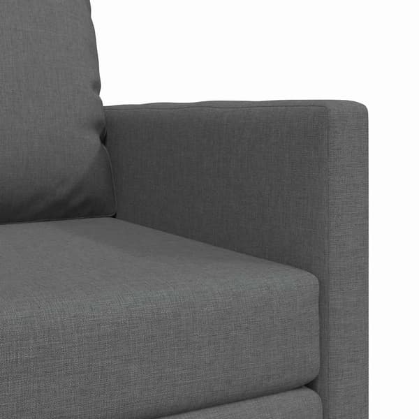 vidaXL Sovesofa 60cm Mørkegrå Stof