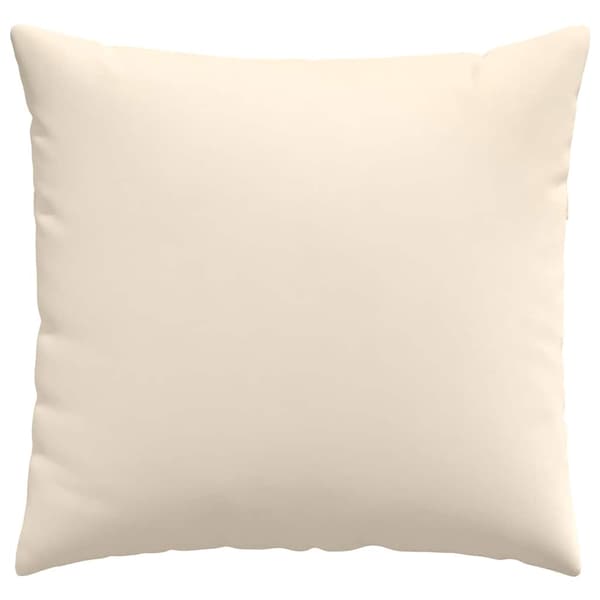 vidaXL Sofapuder 2 pcs Beige 50 x 50 cm Stof