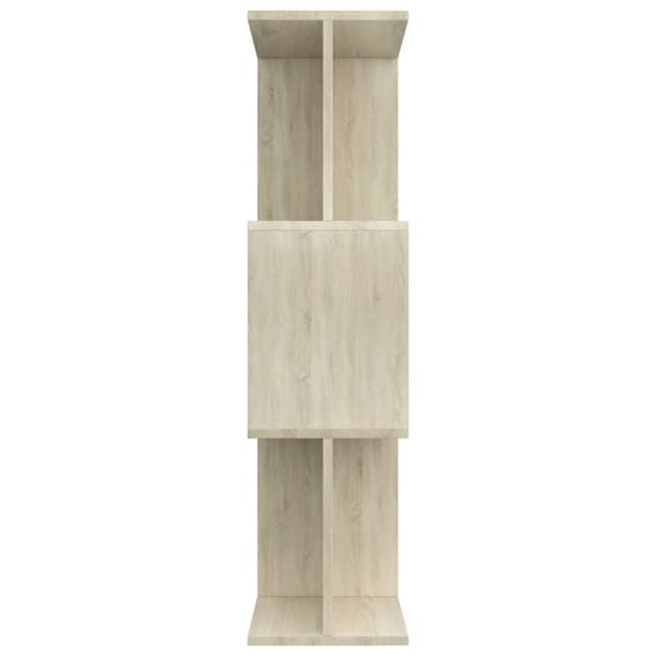 vidaXL Reol/rumdeler 80 x 24 x 96 cm spånplade sonoma-egetræsfarve