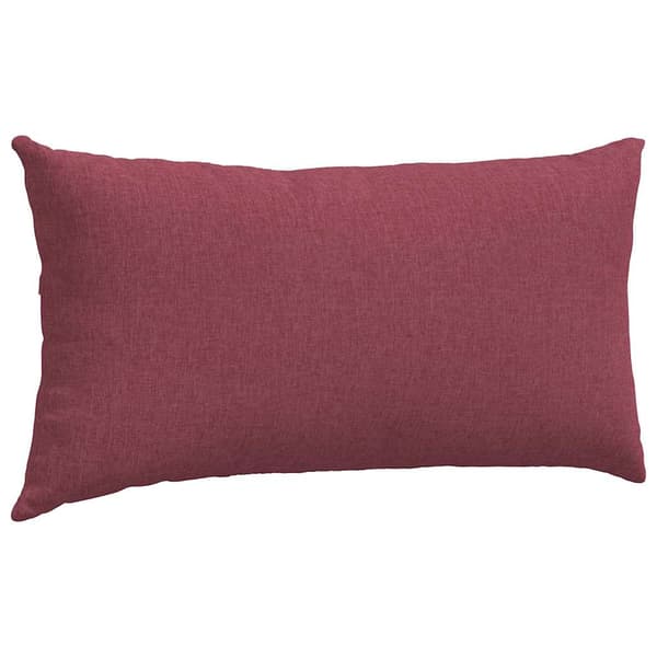 vidaXL Sofapuder 2 pcs Vinrød 80 x 40 cm Stof