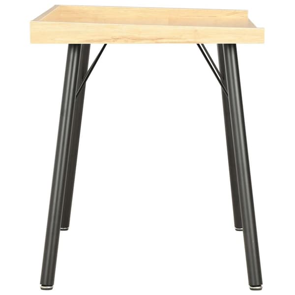 vidaXL skrivebord 90x50x79 cm egetræsfarve
