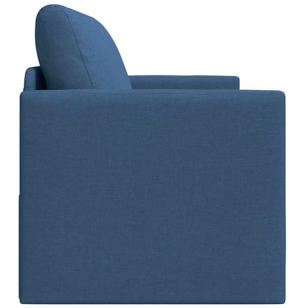 vidaXL Sovesofa 110cm Blå Stof