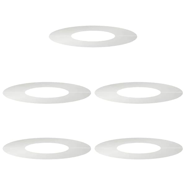 vidaXL Flade Træ Ringene 5 pcs Sølv Ø30 / 60 cm Rustfrit stål