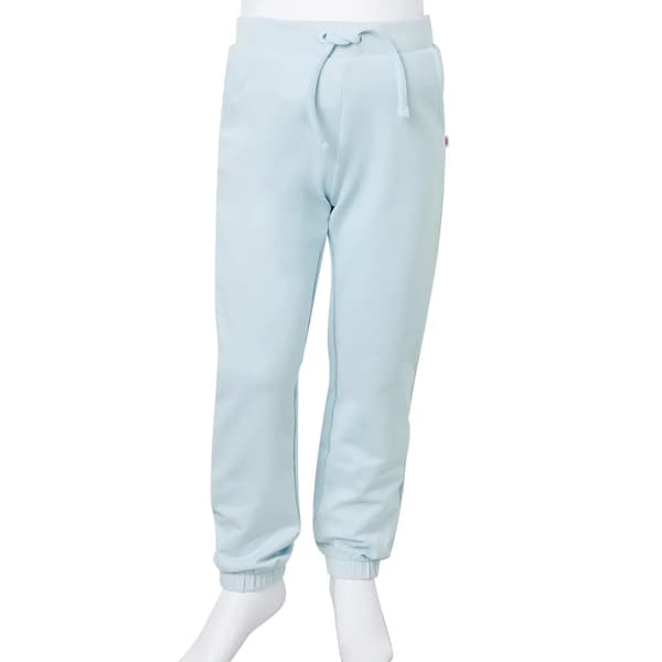 vidaXL Joggingbukser str. 104 lyseblå
