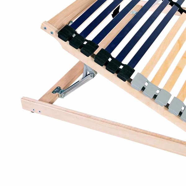 vidaXL Lamelbund Brun 80 x 190 cm Solid bøg