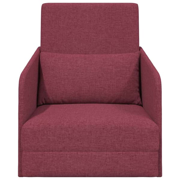 vidaXL Sovesofa 60cm Vinrød Stof