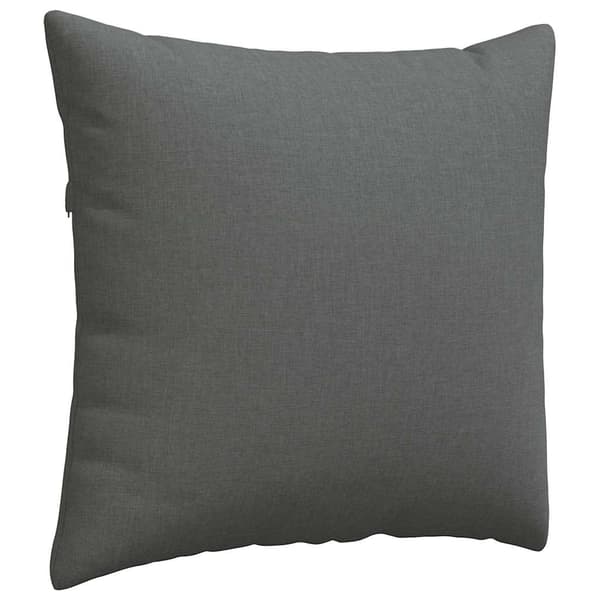 vidaXL Sofapuder 2 pcs Mørkegrå 45 x 45 cm Stof