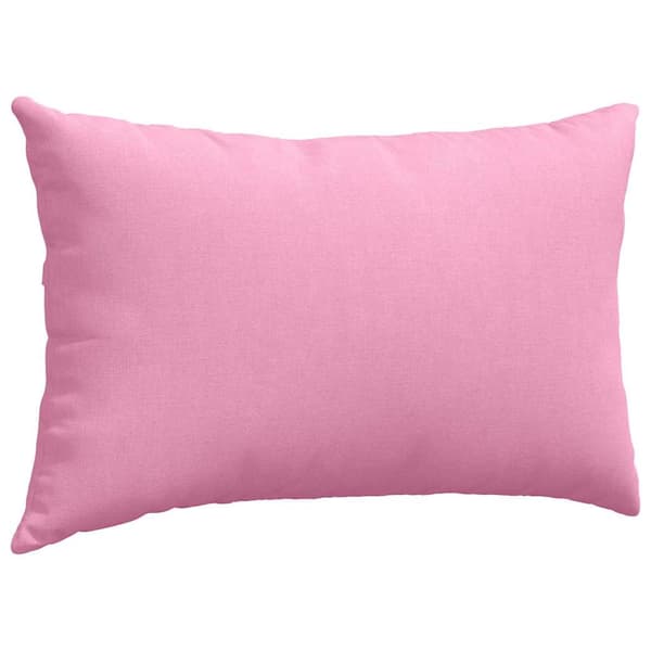 vidaXL Sofapuder 2 pcs Lyserød 50 x 30 cm Stof