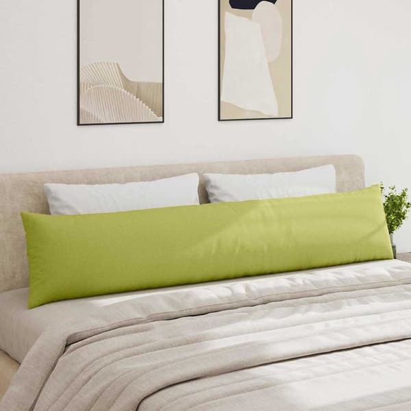 vidaXL Sofapuder 2 pcs Lys grøn 200 x 40 cm Stof