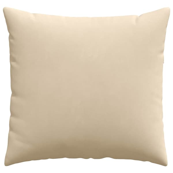 vidaXL Sofapuder 2 pcs Creme 50 x 50 cm Stof