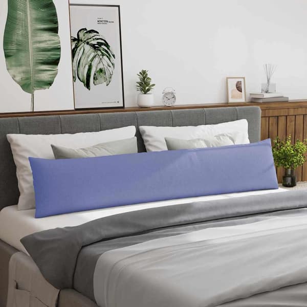 vidaXL Sofapuder 2 pcs Jeans blå 200 x 40 cm Stof