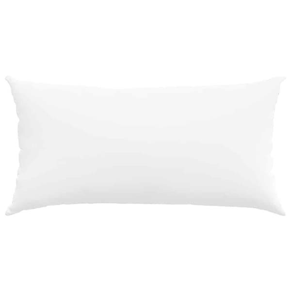 vidaXL Sofapuder 2 pcs Hvid 80 x 40 cm Stof
