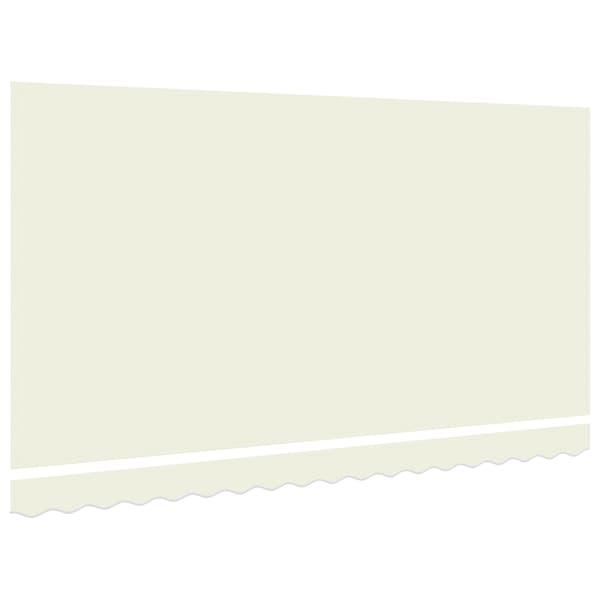 vidaXL Reservedug til markise Creme 380 x 195 cm Polyester
