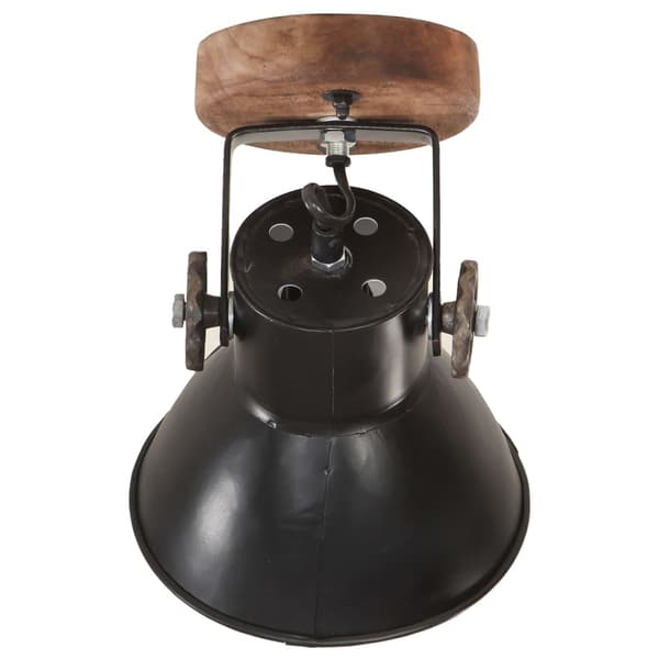 vidaXL industrielle væg-/loftlamper 2 stk. 20x25 cm E27 mat sort