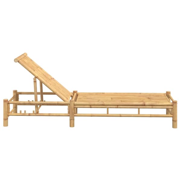vidaXL liggestol 55x199x30 cm bambus