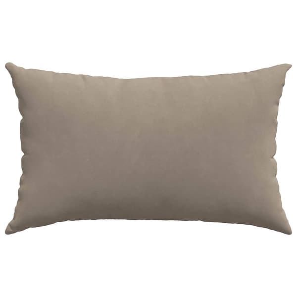 vidaXL Sofapuder 2 pcs Gråbrun 50 x 30 cm Stof