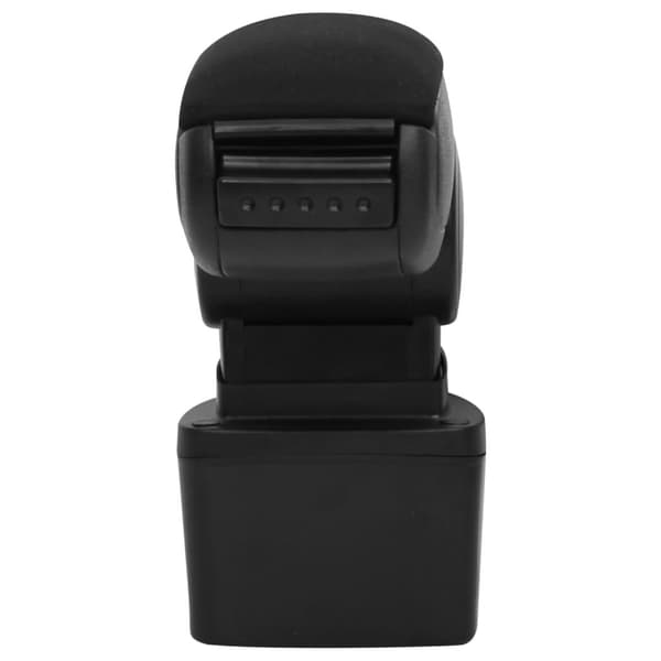 vidaXL armlæn til bil 14,5x31,5x(30-48) cm ABS sort