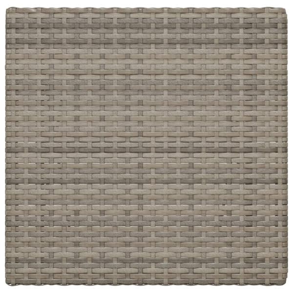 vidaXL foldbart bistrobord 55x54x71 cm polyrattan grå