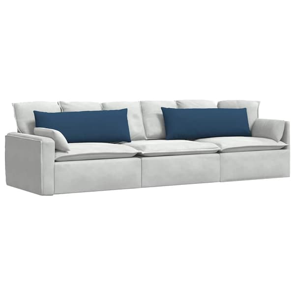 vidaXL Sofapuder 2 pcs Blå 120 x 40 cm Stof