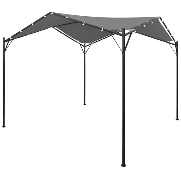 vidaXL pavillon 4x4 m antracitgrå