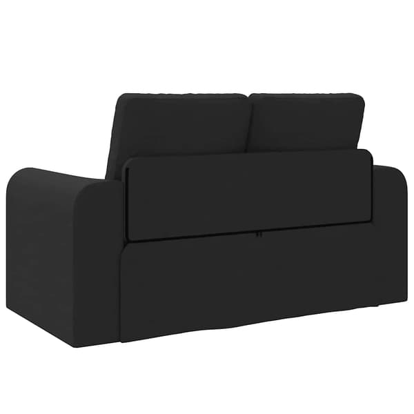 vidaXL Sovesofa 60cm Sort Stof