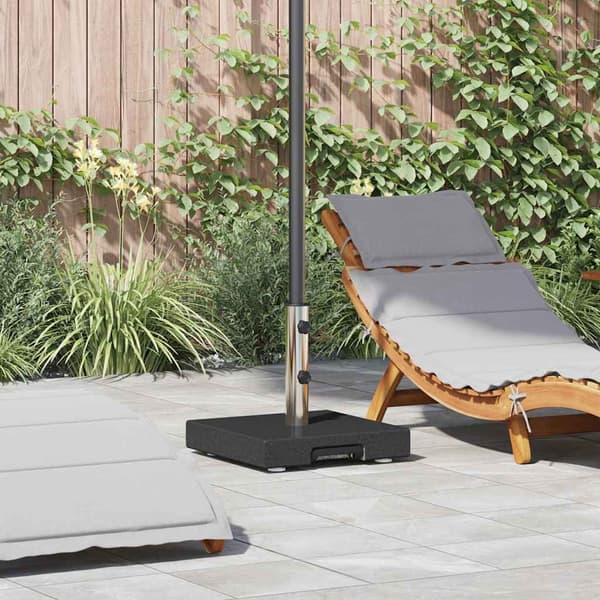 vidaXL Parasolfod Sort 41 x 41 x 37 cm Granit