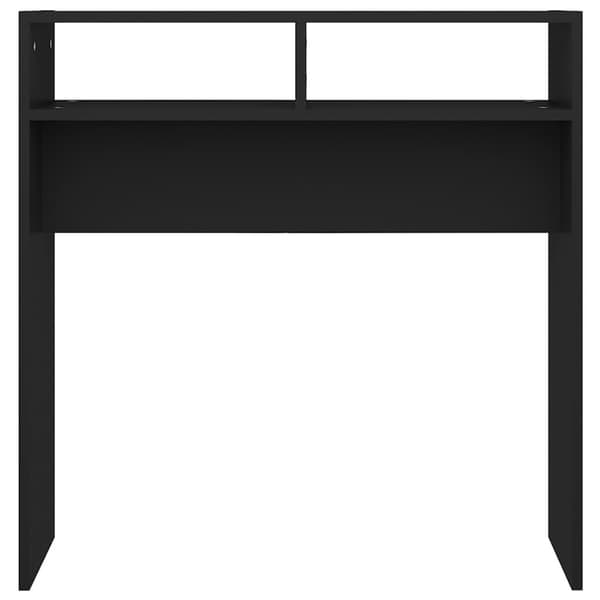 vidaXL konsolbord 78x30x80 cm spånplade sort