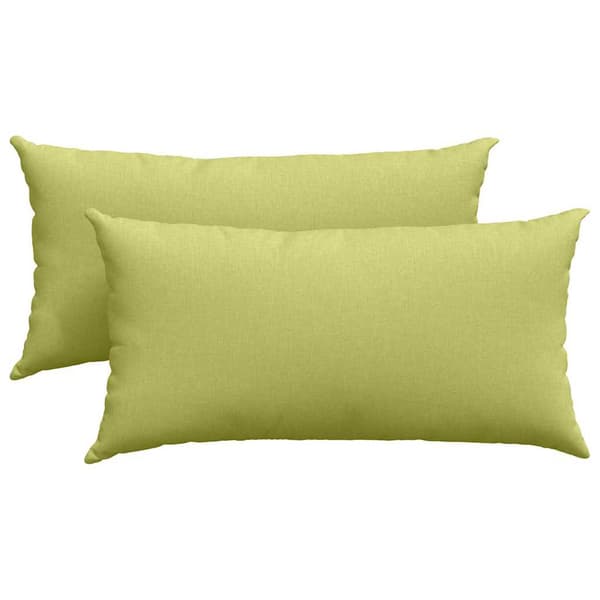 vidaXL Sofapuder 2 pcs Lys grøn 80 x 40 cm Stof