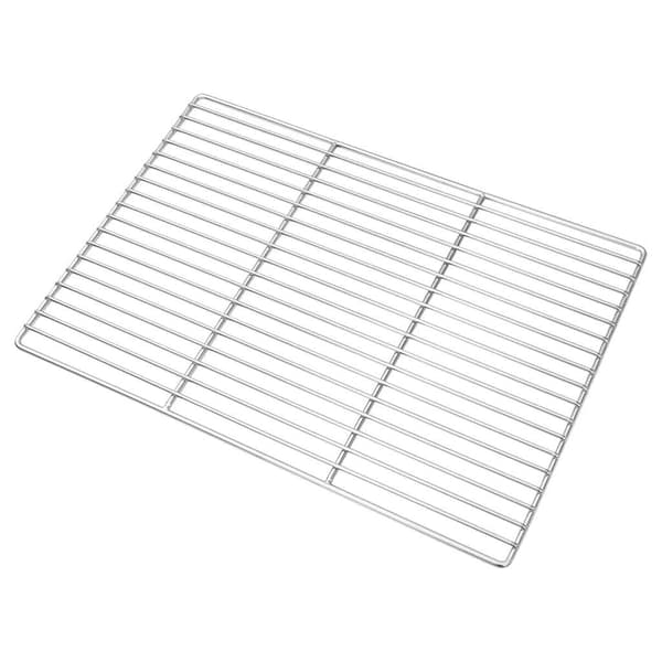 vidaXL Grillrist Sølv 50 x 35 cm Rustfrit stål