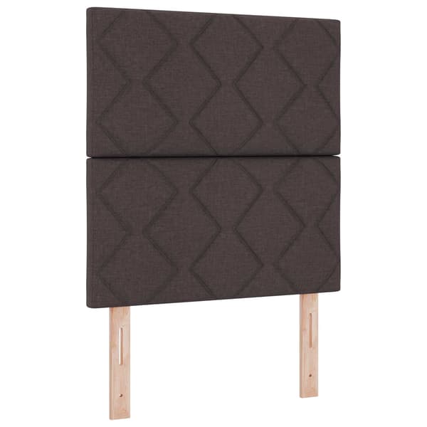 vidaXL LED sengegavl Lysegrå 80 cm Stof