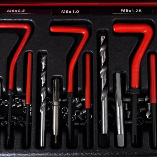 vidaXL Threading Tool Kit 131 dele
